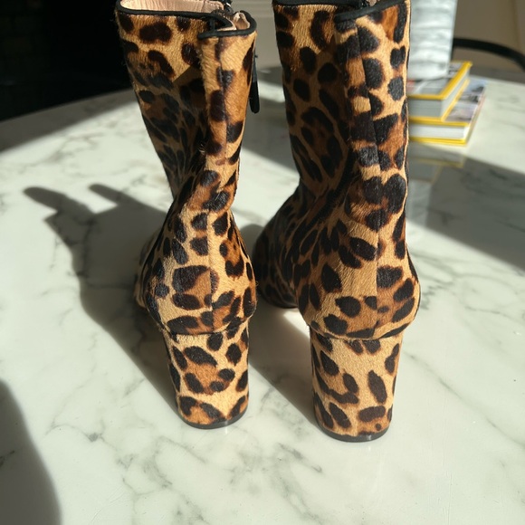 Leopard Print Ankle Boots - Picture 2 of 4